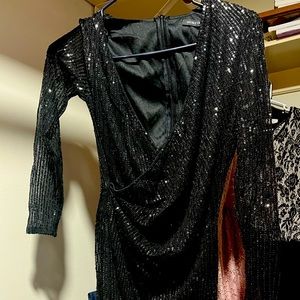 black little cocktail dress